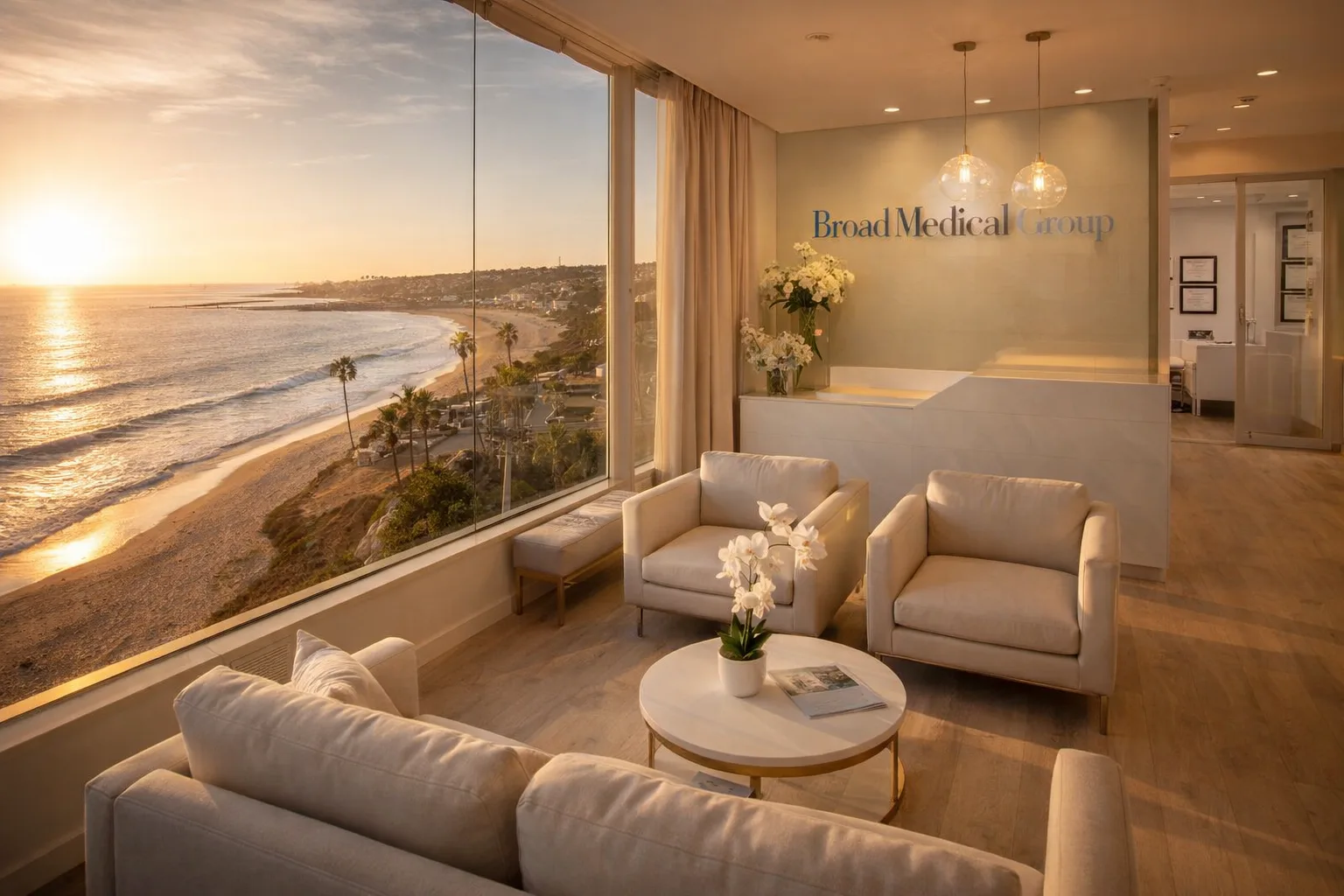 Newport Beach coastal view — Broad Medical Group practice area, Orange County California